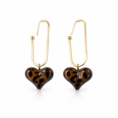 Heart of the Hunt Drop Earrings