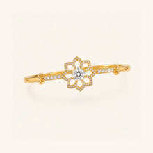 Floral Bangle Bracelet