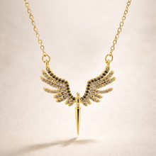 Archangel Michael Winged Pendant Necklace