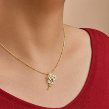 Petal & Pearl Vine Necklace