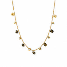 Gold Plated Daisy Charm Necklace